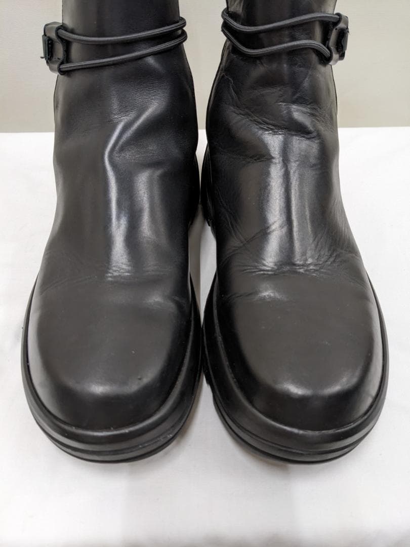 アリクス/バックルチェルシーブーツ/レザー/ビブラムソール/27.5cm前後