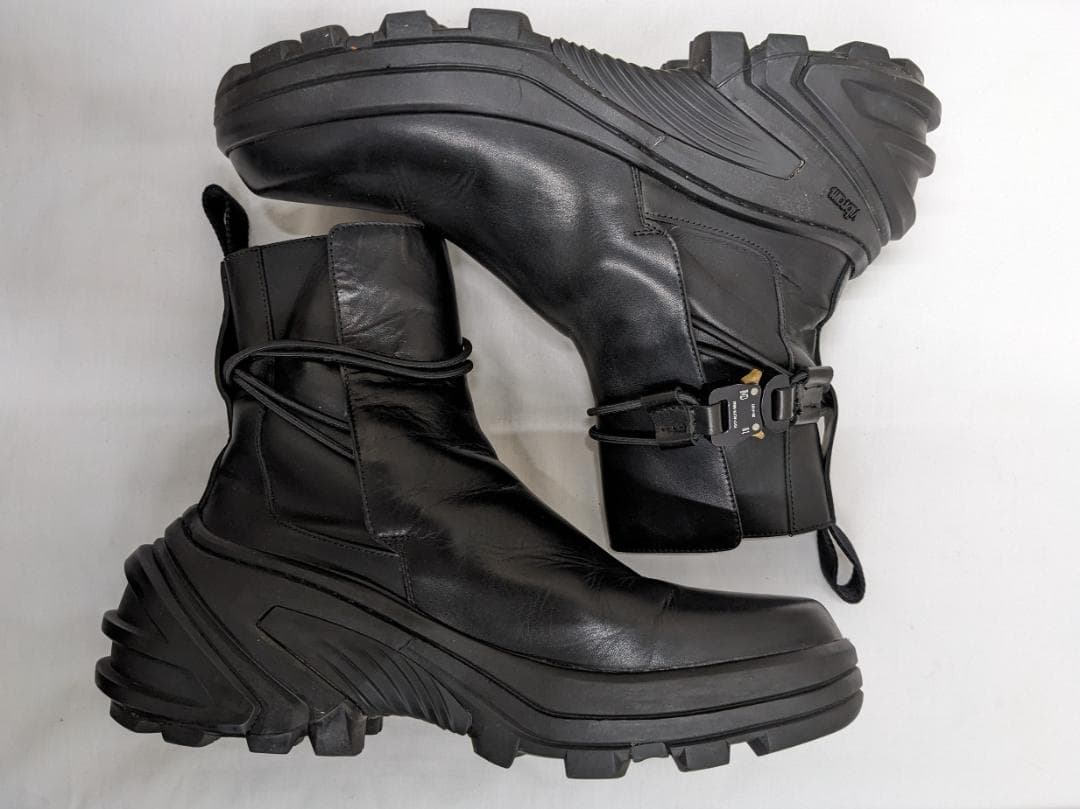 アリクス/バックルチェルシーブーツ/レザー/ビブラムソール/27.5cm前後