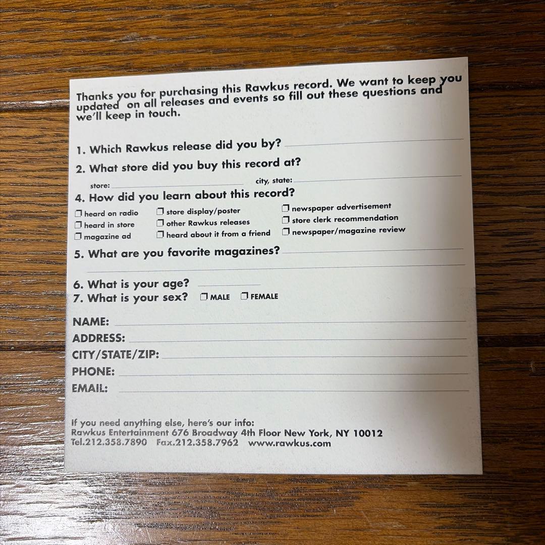 Company Flow / Funcrusher Plus USオリジナル