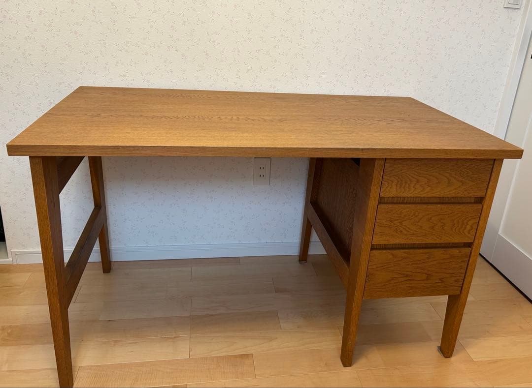 UNICO ウニコ・CORSOコルソ・木製デスク・勉強机・オーク・片袖デスク