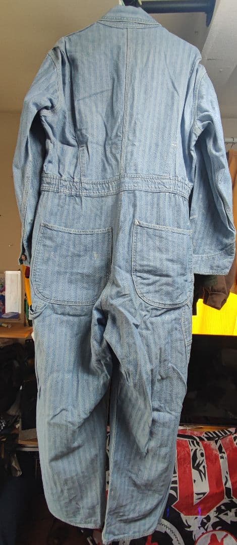 BIG MAC ストライプ オーバーオール ヘリンボーン ヴィンテージ 60s