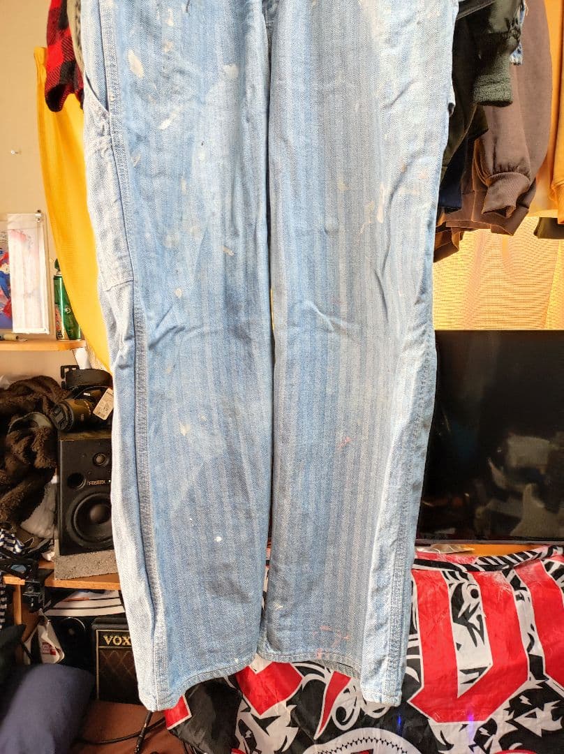 BIG MAC ストライプ オーバーオール ヘリンボーン ヴィンテージ 60s