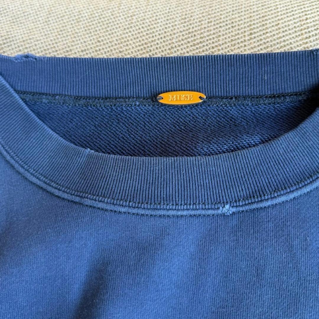 ドゥーズィエムクラス IOWA アイオワ　ロゴスウェット ダメージ加工