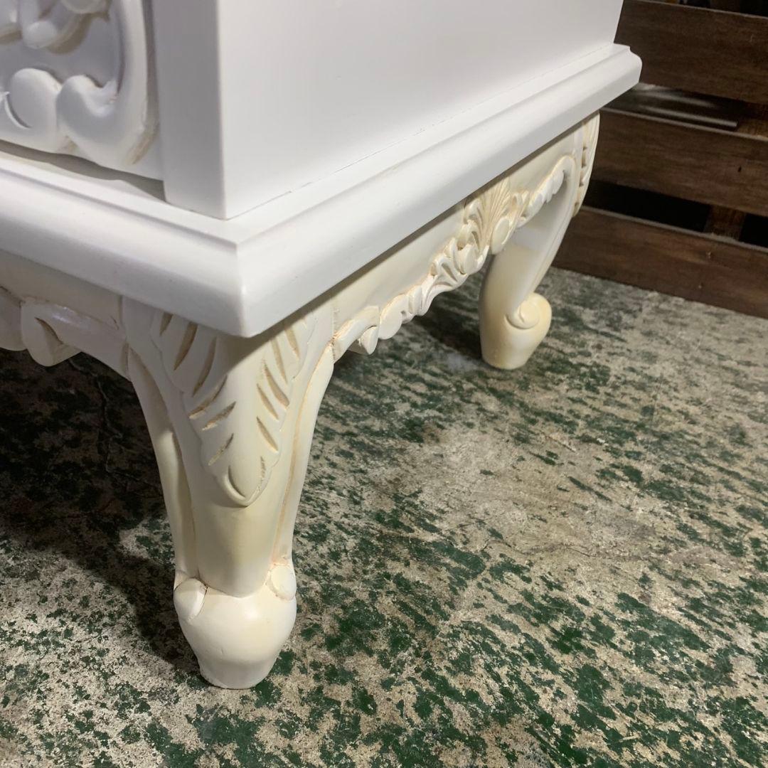 K096 スリーアイ 天然木 4段チェスト