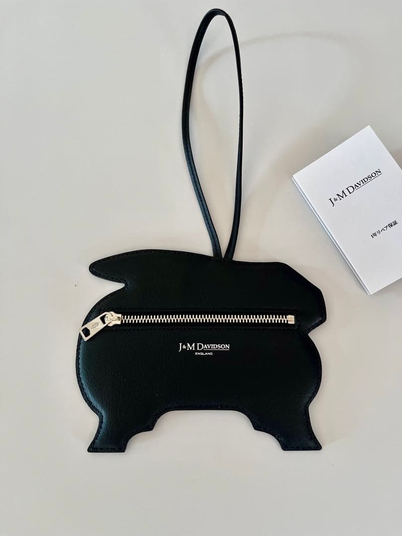 新品 J &M DAVIDSON バニーチャーム カードケース