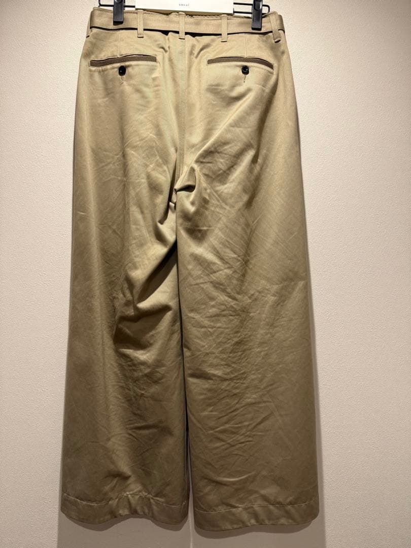 sacai 25ss Cotton Chino Pants サイズ1