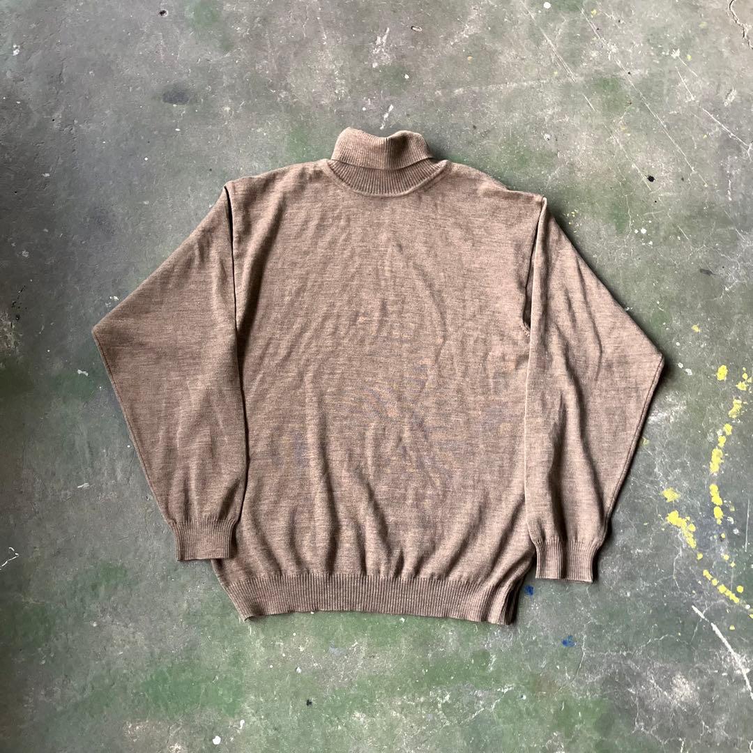 J.CREW イタリア製 巨人タグ　メリノウール　ハイネック　タートルネック