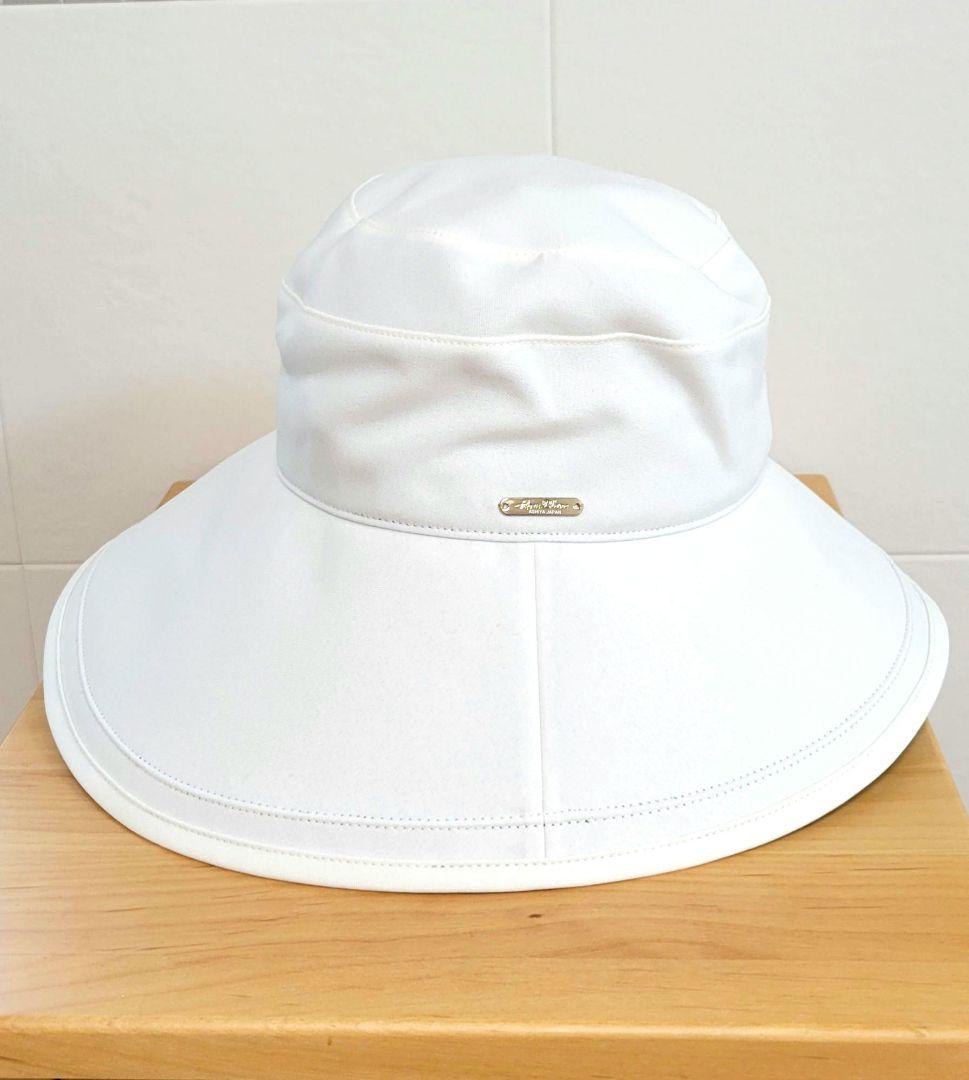【新品タグ付き】芦屋ロサブラン　プレーンハット M　つば13cm