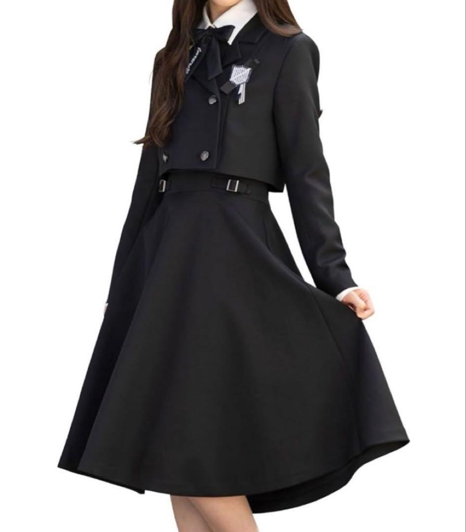 ブラックフォーマルスーツセットアップ 160サイズ