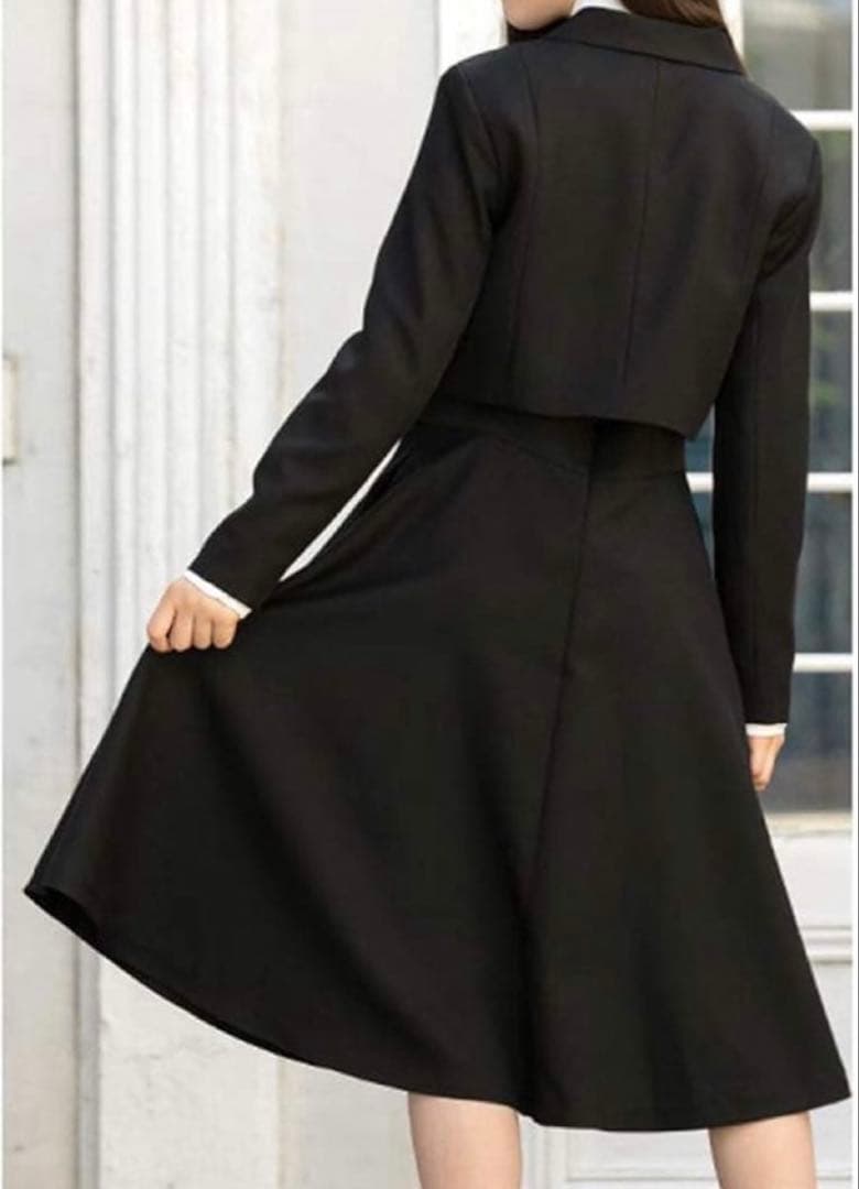 ブラックフォーマルスーツセットアップ 160サイズ