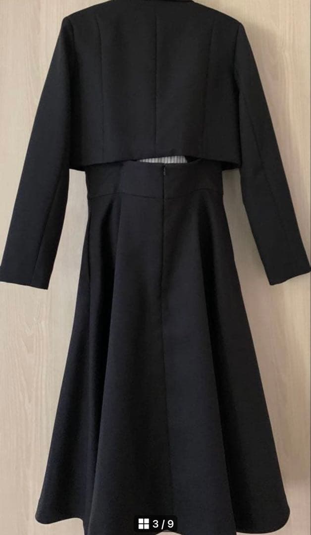 ブラックフォーマルスーツセットアップ 160サイズ