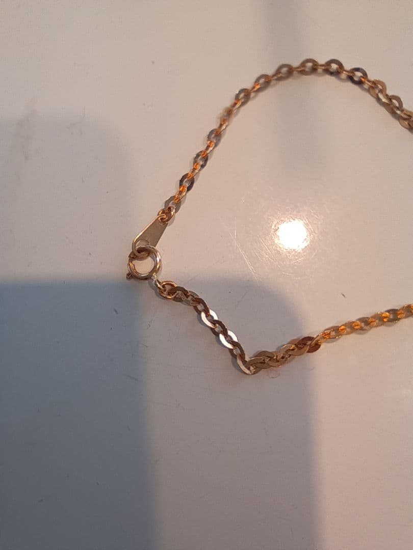 K14ターコイズブルー クローバーネックレス