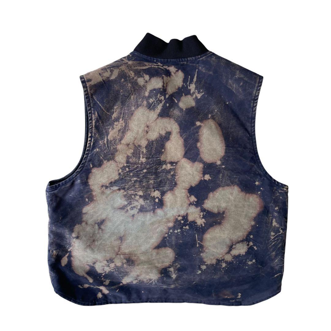 鬼フェード 雰囲気極上 カーハート ネイビー ダックベスト 90s~