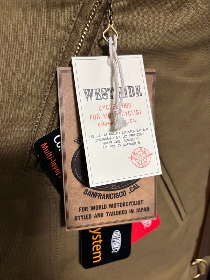 WESTRIDE ウエストライド ナパ　napa ベスト　裏ボア