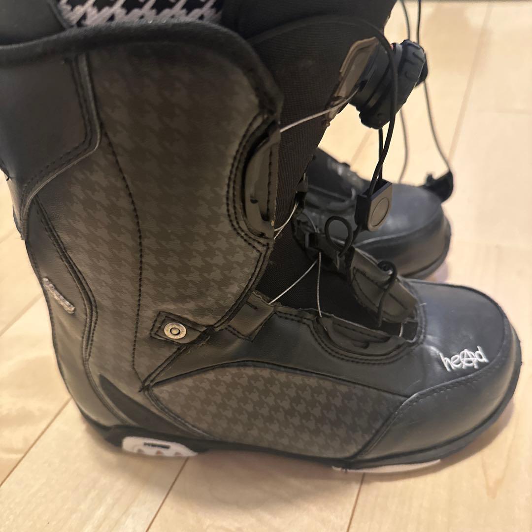 美品　HEAD ダイヤル式　スノーボードブーツ(女性用) 黒