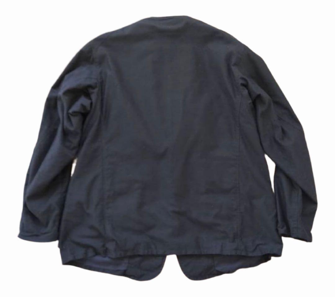 comoli コットンサテン ハンティングジャケット コモリ ブラック