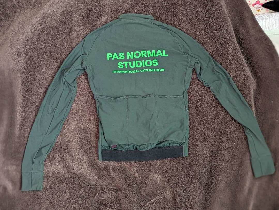 PAS NORMAL STUDIOS サイクルジャージ オリーブ XSサイズ