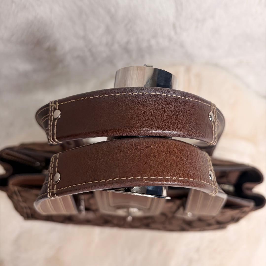 バッグ Vintage Coach One Shoulder Bag Turn Lock