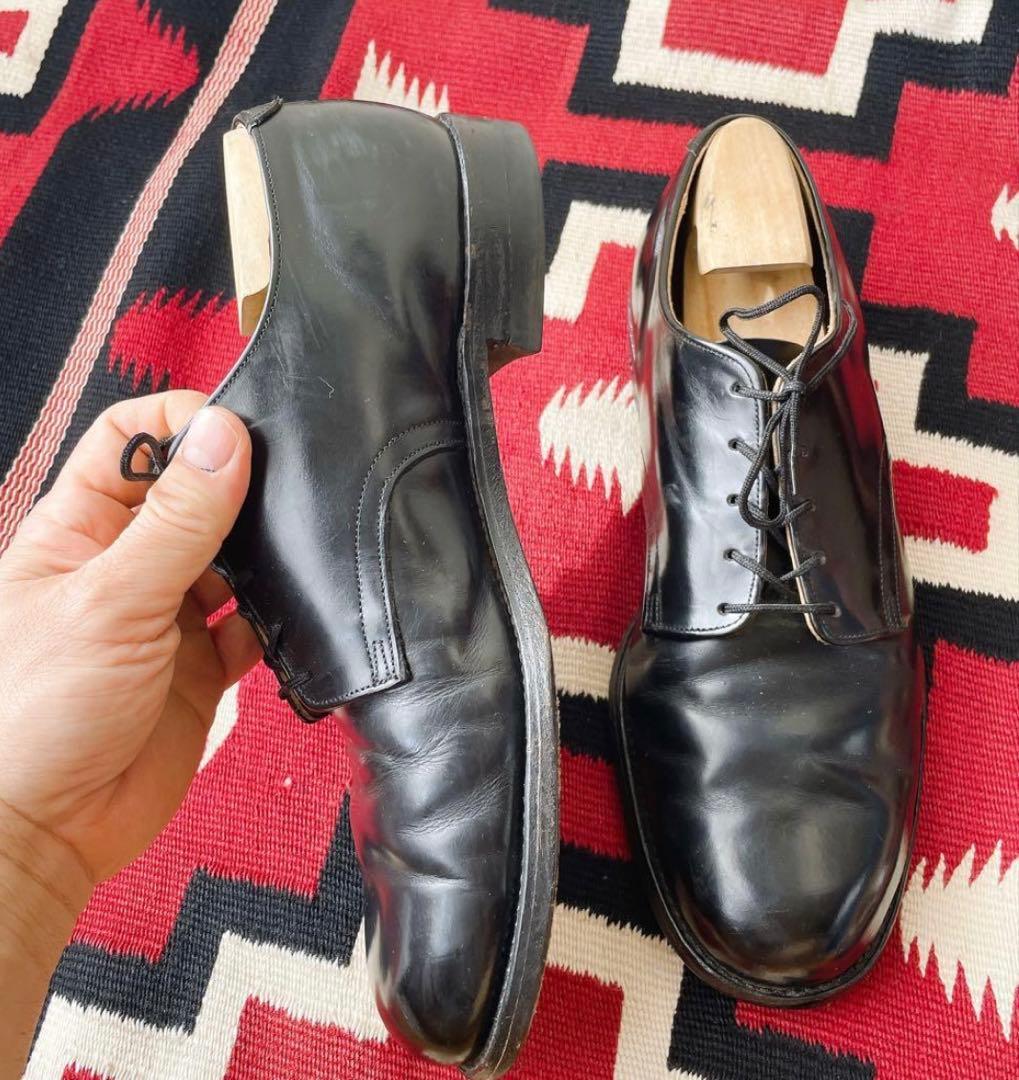 希少70s US NAVY サービスシューズ 1974年ヴィンテージ