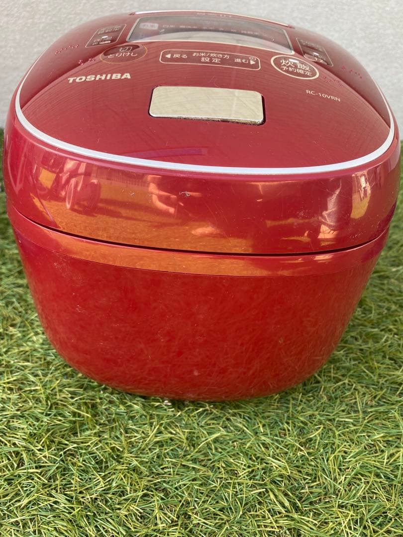 TOSHIBA 炊飯器 RC-10VRN 赤