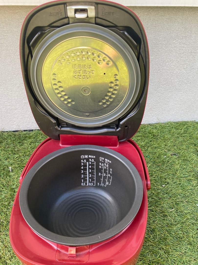 TOSHIBA 炊飯器 RC-10VRN 赤