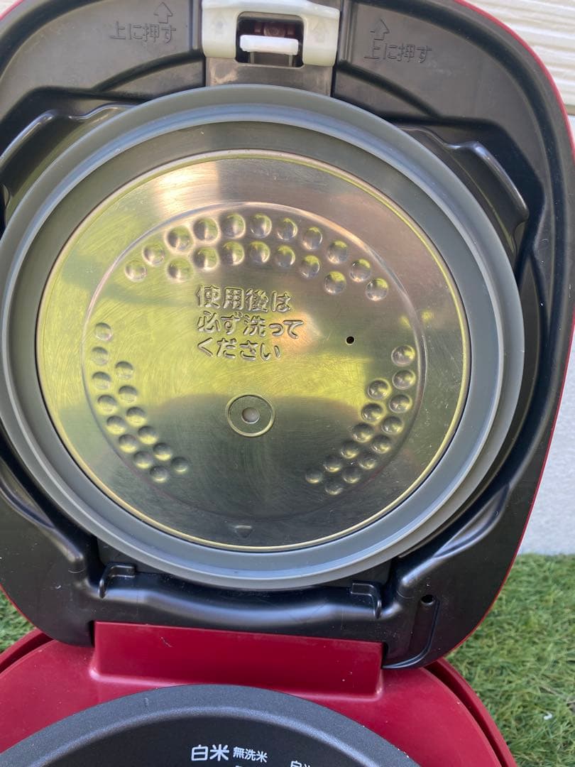 TOSHIBA 炊飯器 RC-10VRN 赤