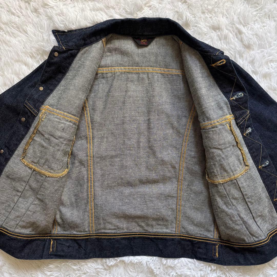 美品 Leeリー 101J デニムジャケット 三角タグ 1411 Gジャン 38