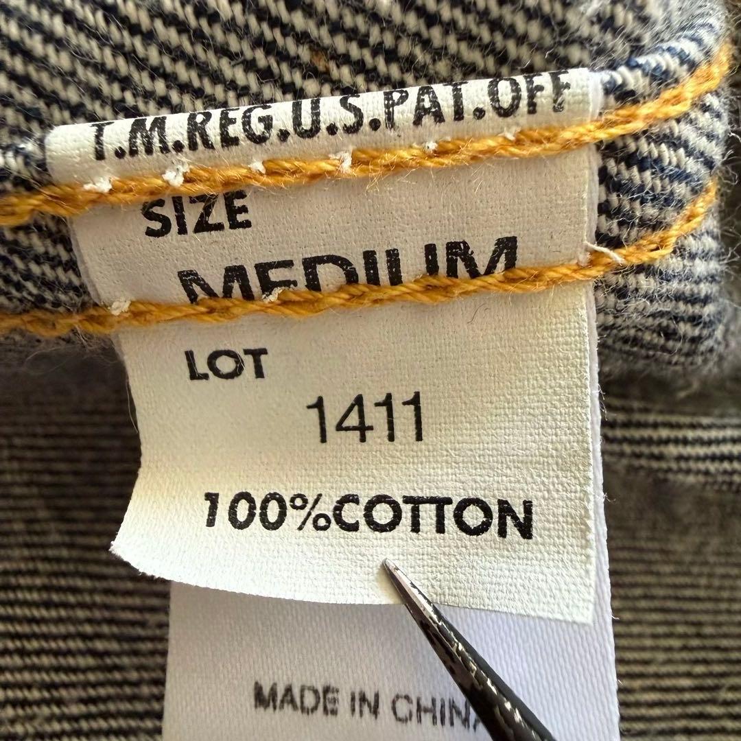 美品 Leeリー 101J デニムジャケット 三角タグ 1411 Gジャン 38