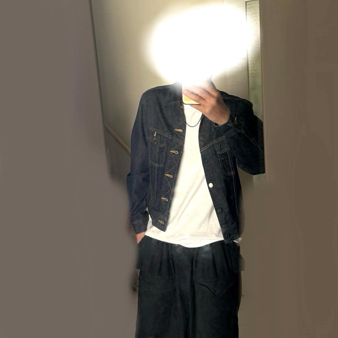 美品 Leeリー 101J デニムジャケット 三角タグ 1411 Gジャン 38