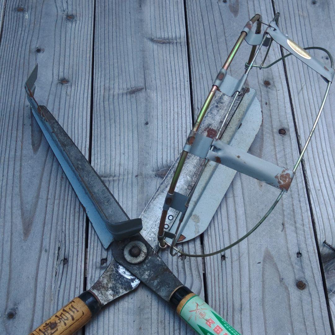 茶摘み鋏　内田式　茶摘み道具