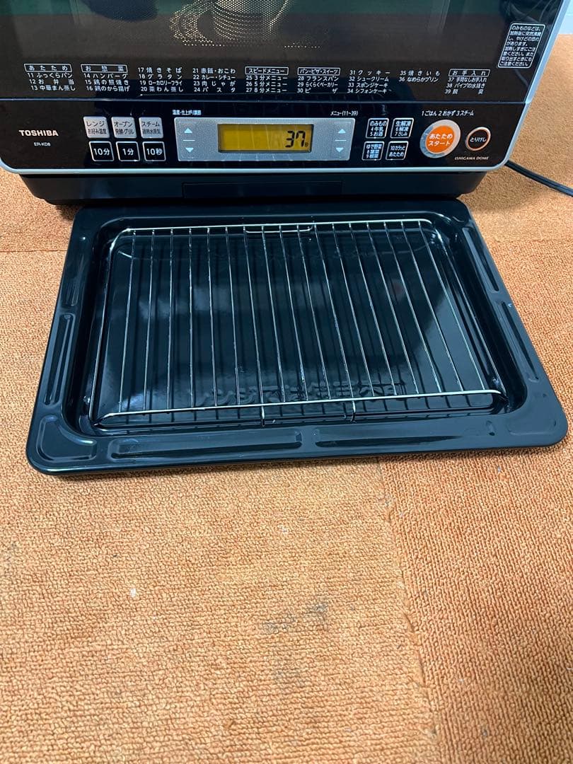 美品 TOSHIBA 過熱水蒸気オーブンレンジ ER-KD8(H) 電子レンジ