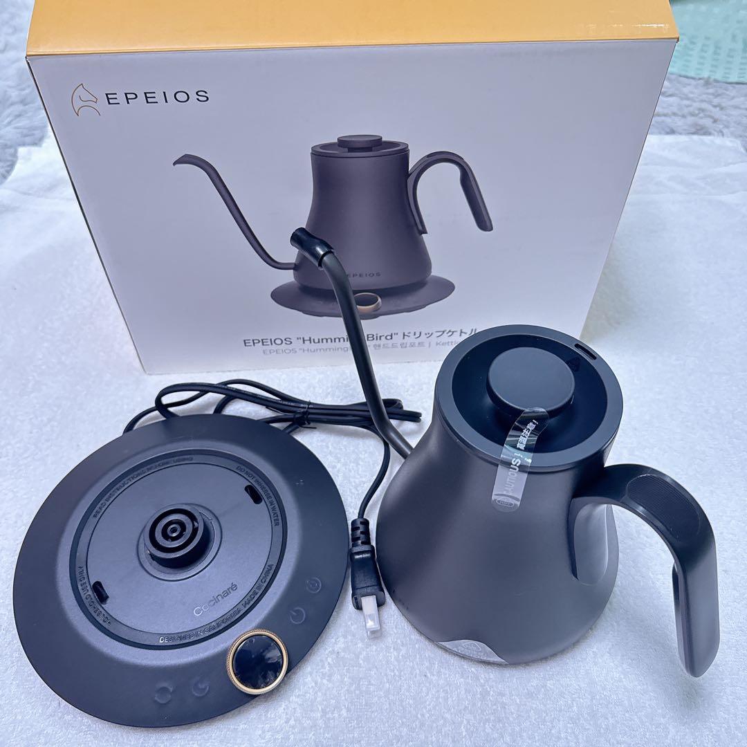 未使用★EPEIOS 電気ケトル HummingBird 温度調節/タイマー付