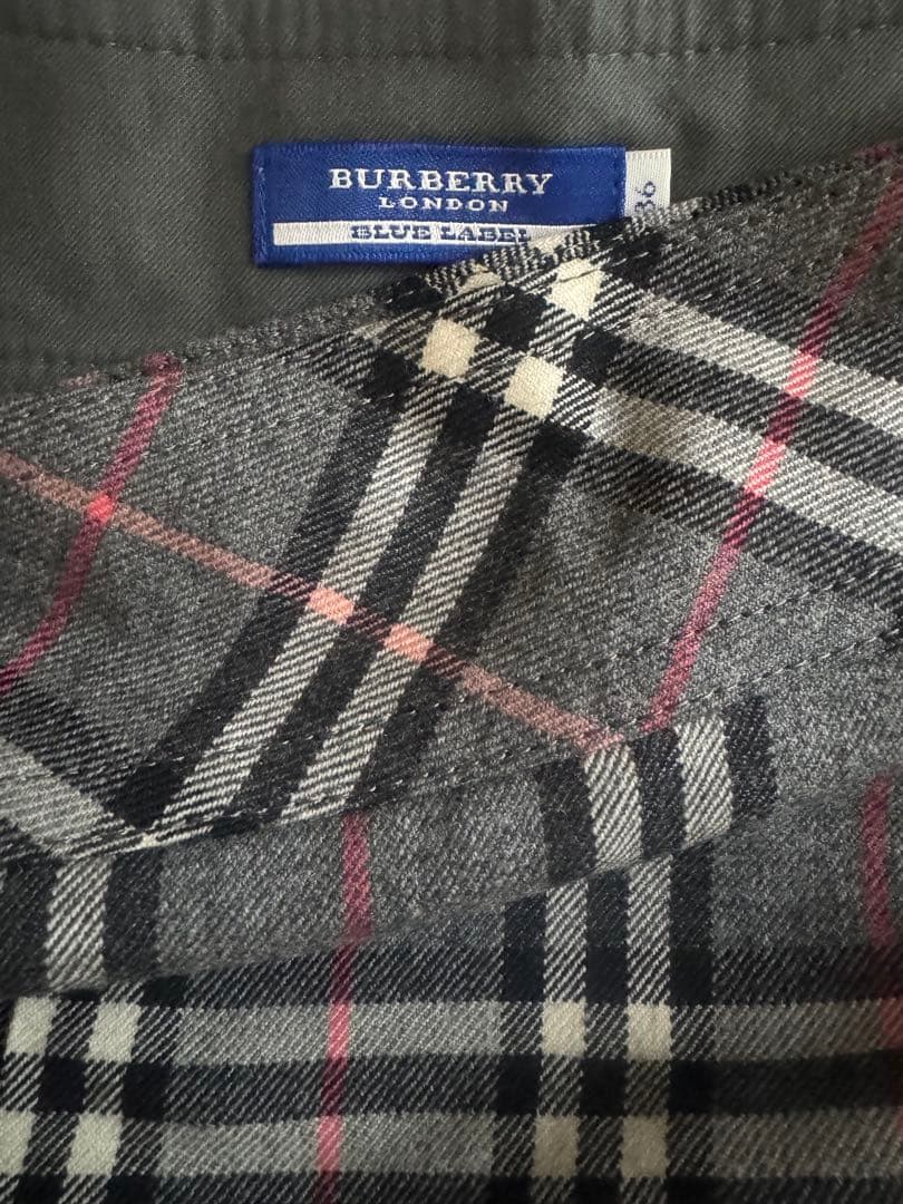 BURBERRY BLUE LABEL チェック プリーツスカート 36size
