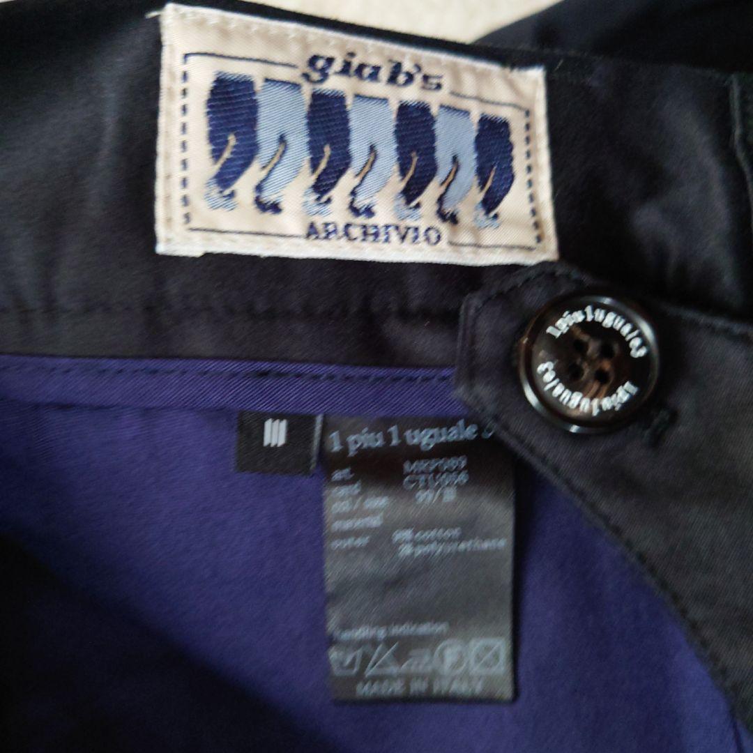 別注 1piu1uguale 3 ジャブスアルキヴィオ スラックス コラボ