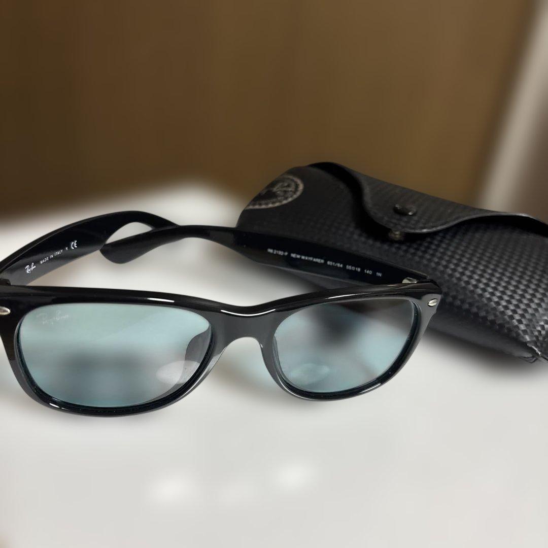 Ray-Ban サングラス ブラック ブルーレンズ RB2132 F