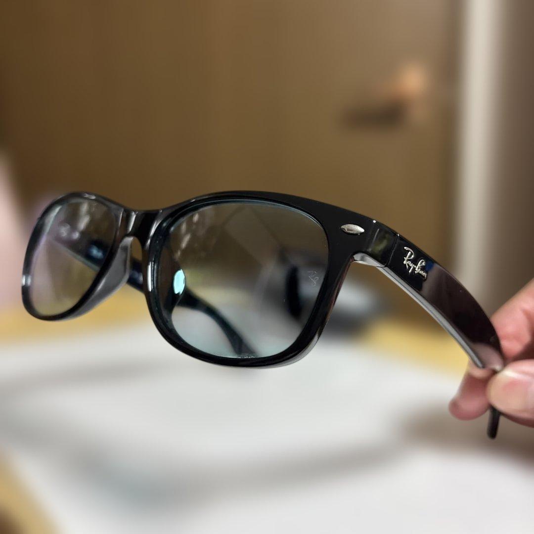 Ray-Ban サングラス ブラック ブルーレンズ RB2132 F