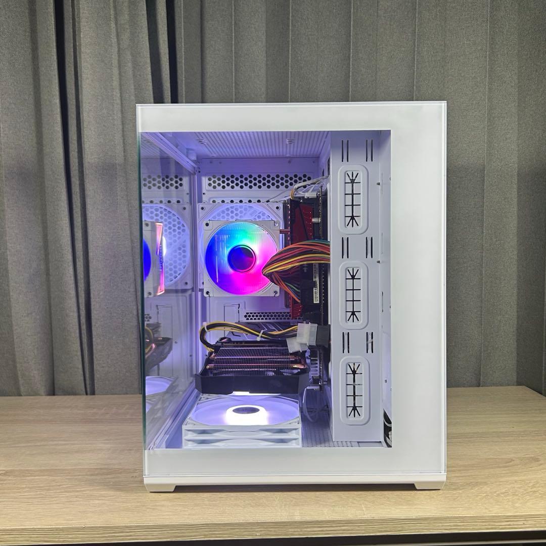 高性能 白 ゲーミングPC RX6600 Windows11 FPSゲーム快適