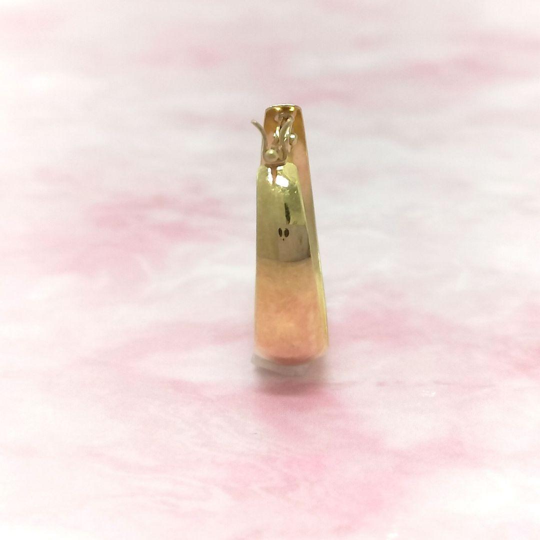 K18 ゴールド スナップワッカ ピアス シングル ピアス 片耳用 ユニセックス