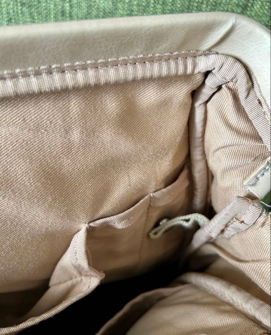 レア色　YOUTA 豊岡鞄 ダレス　木手　縦型L ライトベージュ　男女兼用