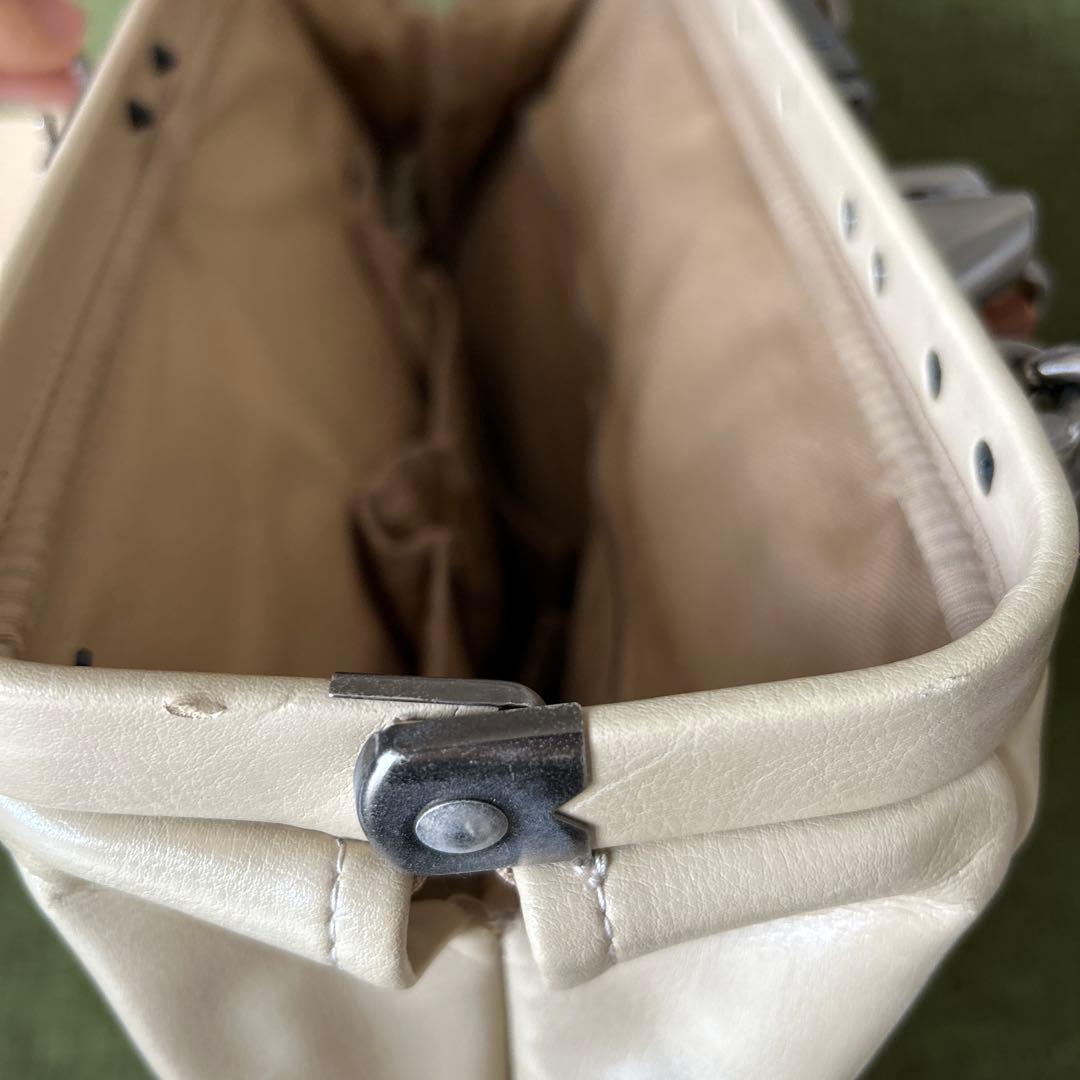 レア色　YOUTA 豊岡鞄 ダレス　木手　縦型L ライトベージュ　男女兼用