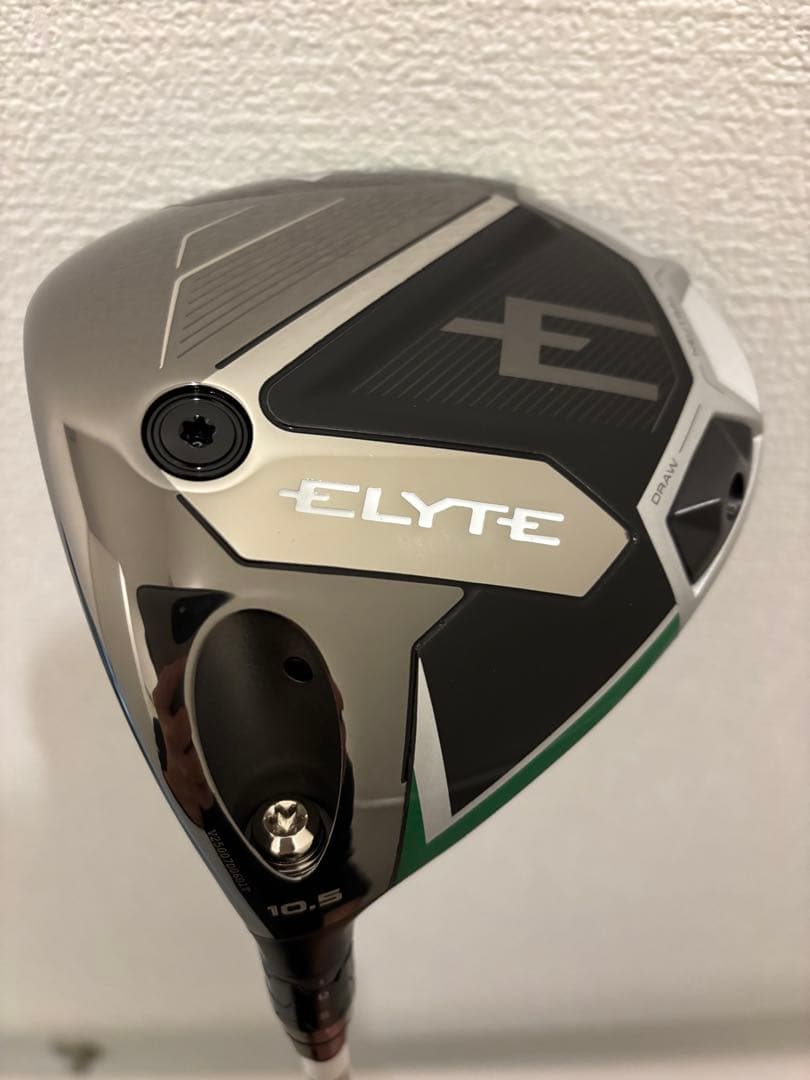 【ほぼ新品未使用 レフティ】キャロウェイ ELYTE ドライバー 純正シャフトS