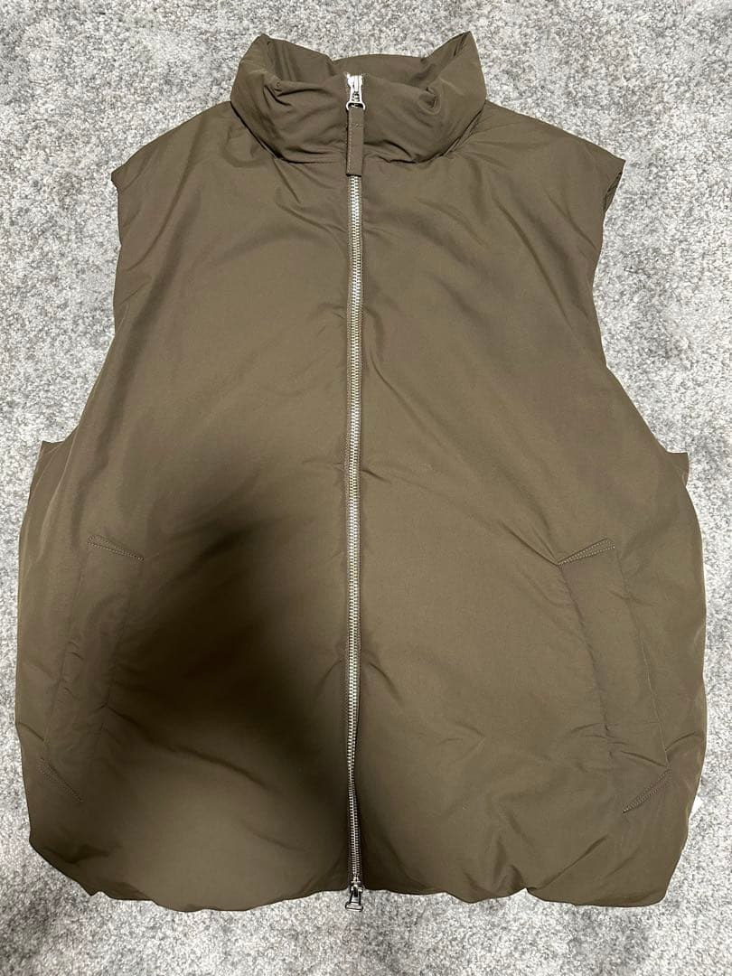 ORCIVAL マットタフタダウンベスト サイズ4（Lサイズ） オリーブ