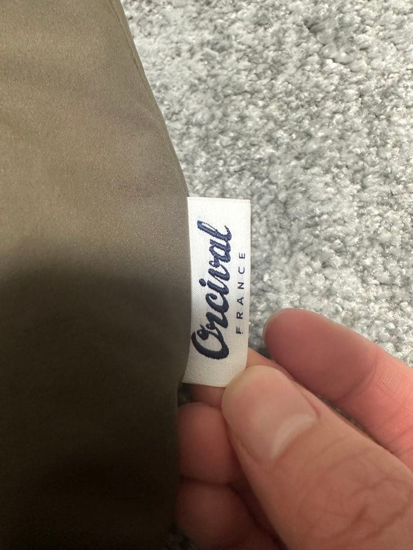 ORCIVAL マットタフタダウンベスト サイズ4（Lサイズ） オリーブ