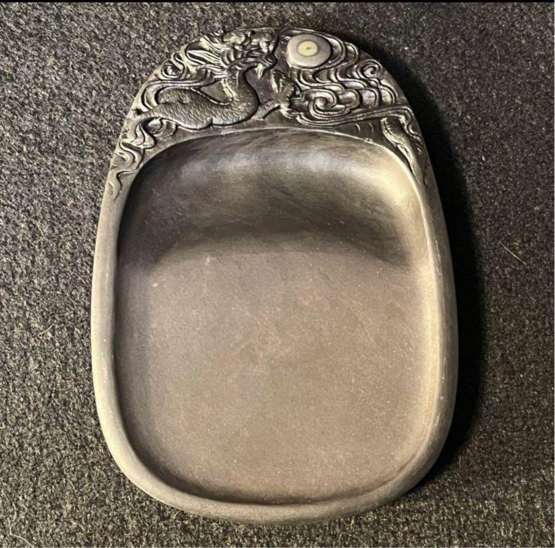 端溪名硯 唐木箱付 中国硯 唐 物端渓緑端渓水巖老坑 墨硯硯石古硯