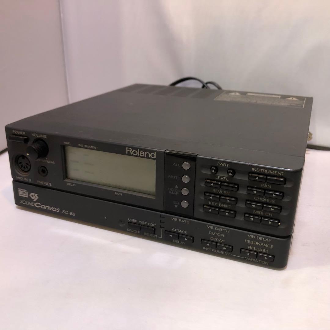 Roland SOUND Canvas SC-88 MIDI 音源 通電確認済み