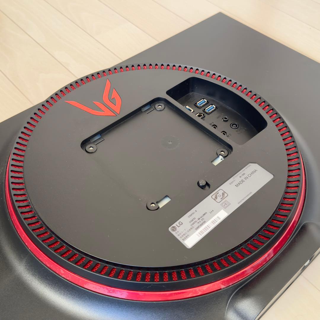 ジャンク LG ゲーミングモニター UltraGear 27GN750-B