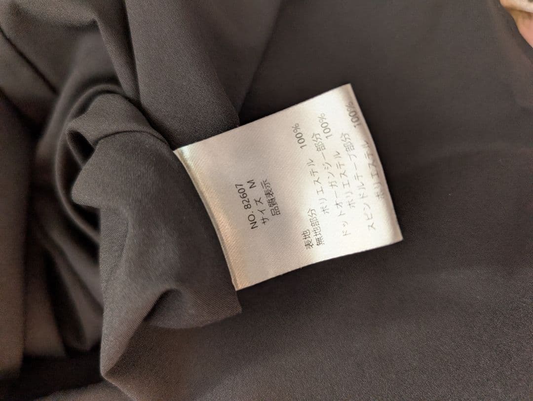 ブラック シフォン パーティードレス　SNIDEL