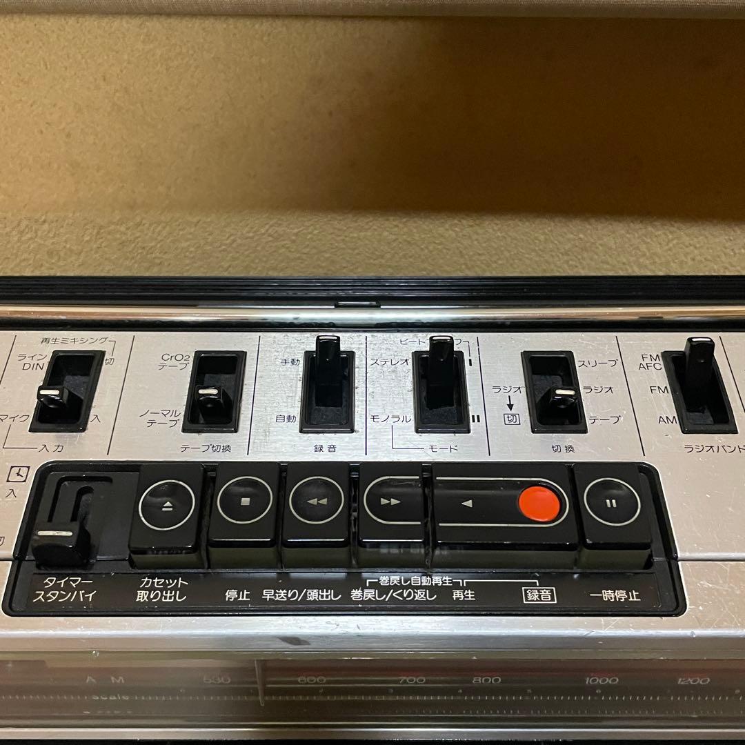 National／ラジカセ／RS-4350／メンテナンス済／メンテセット付き