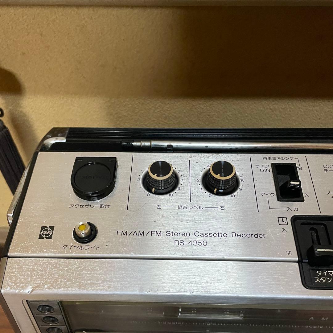 National／ラジカセ／RS-4350／メンテナンス済／メンテセット付き