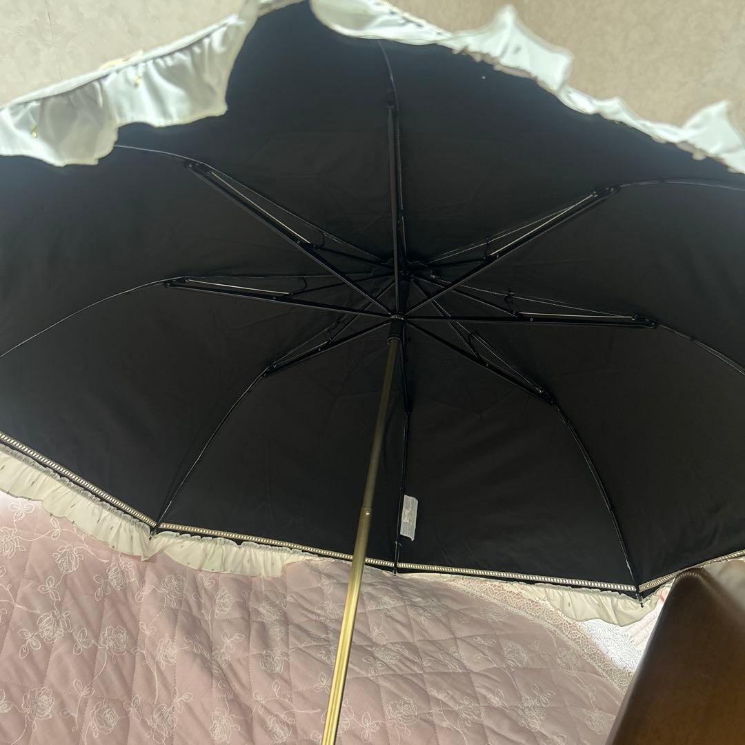 新品ジルスチュアート　晴雨兼用　日傘　楽折り　一級遮光コンパクト傘